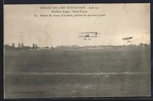 AK Circuit de l`Est d`Aviation 1910, Flugzeug