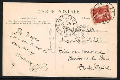 AK Circuit de l`Est d`Aviation 1910, Flugzeug