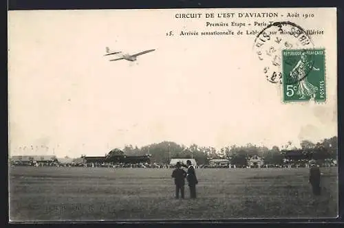 AK Leblanc sur monoplan Blériot, Flugzeug