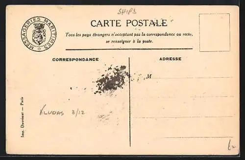 AK Passagierschiff Explorateur Grandidier in Küstennähe