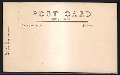 AK Kriegsschiff HMS Nelson auf See