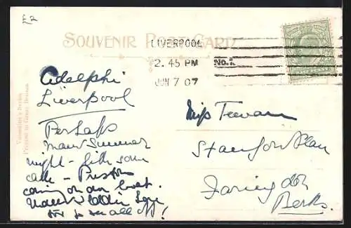 AK Passagierschiff RMS Victorian auf See