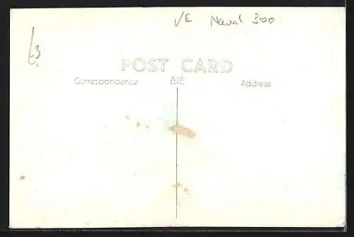 AK Kriegsschiff HMS Echo auf See