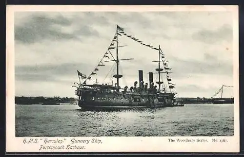 AK Kriegsschiff HMS Hercules, Gunnery Ship