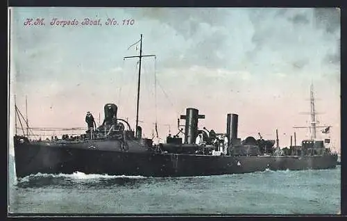 AK HM Torpedoboat No. 110, Kriegsschiff