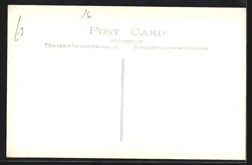 AK Kriegsschiff HMS Birmingham auf See