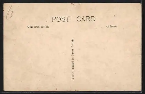 AK Kriegsschiff HMS Dauntless auf See