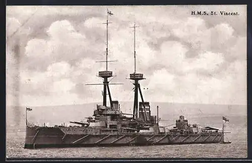 AK HMS St. Vincent auf See