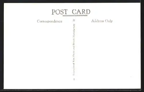 AK Kriegsschiff HMS Exmouth auf See