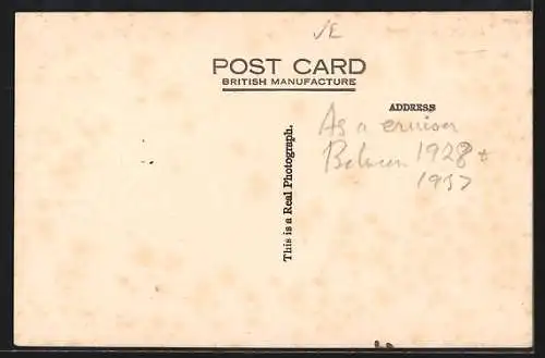 AK Kriegsschiff HMS Vindictive auf See