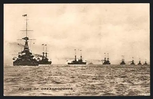 AK Line of Dreadnoughts, Kriegsschiffe