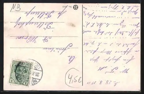 AK Hollmühle / Angeln, Ortspartie