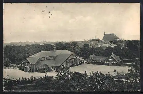 AK Freiberg / Sachsen, Sicht auf den Festplatz