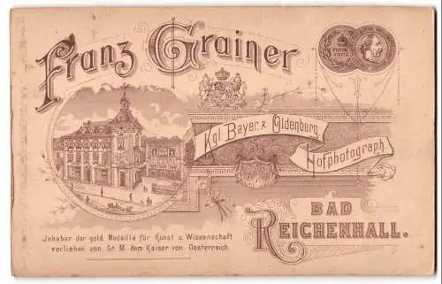 Fotografie Franz Grainer, Bad Reichenhall, Ansicht Bad Reichenhall, Blick von der Strasse auf das Atelierhaus