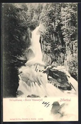 AK Oberer Wasserfall im Stillupklamm