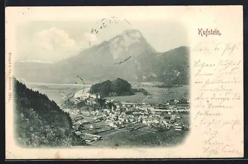 AK Kufstein, Blick auf den Ort