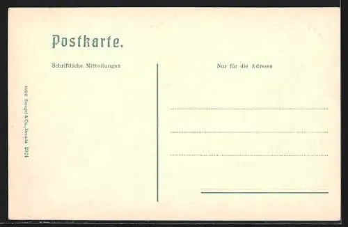 AK Kufstein, Ortsansicht mit Gasthof zur Post