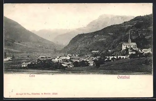 AK Oetz, Sicht zum Ort