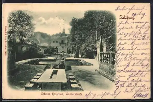 AK Salzburg, Wasserkünste am Schloss Hellbrunn