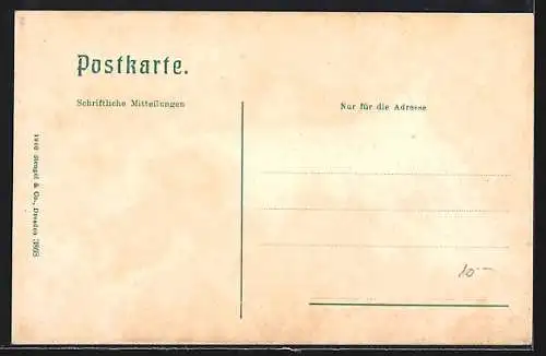 AK Schladming, Ortsansicht mit Bergen