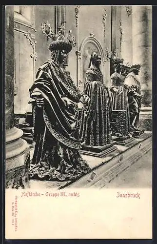 AK Innsbruck, Hofkirche, Gruppe III, rechts