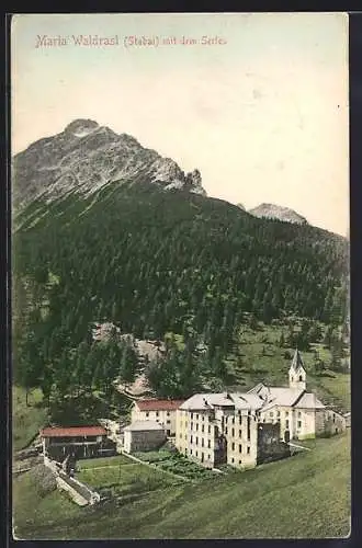 AK Maria Waldrast /Stubai, Kirche mit dem Serles
