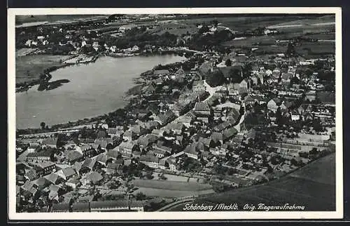 AK Schönberg / Meckl., Teilansicht mit Strassenpartie