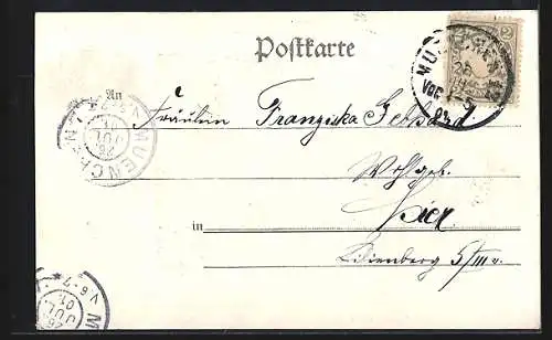 Künstler-AK München, Volksbad