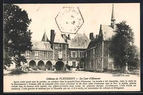 AK Fleury, Château de Fleury, La Cour d`honneur