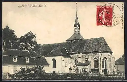 AK Flogny, L`Église, côté Sud