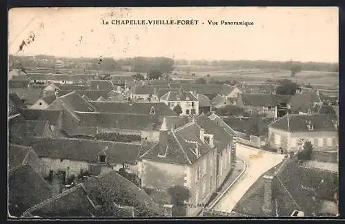 AK La Chapelle-Vieille-Forêt, Vue panoramique du village et des environs