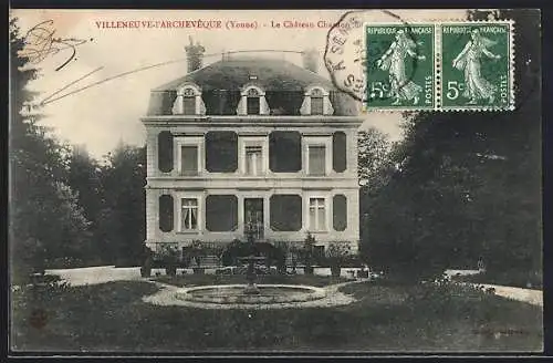 AK Villeneuve-l`Archevêque /Yonne, Le Château Charbonnel