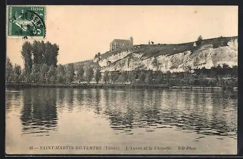 AK Saint-Martin-du-Tertre /Yonne, L`Yonne et la Chapelle