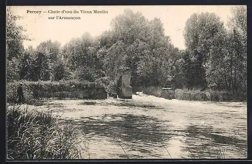 AK Percey, Chute d`eau du Vieux Moulin sur l`Armancon