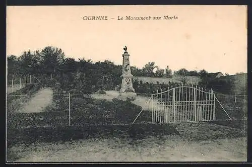 AK Ouanne, Le Monument aux Morts