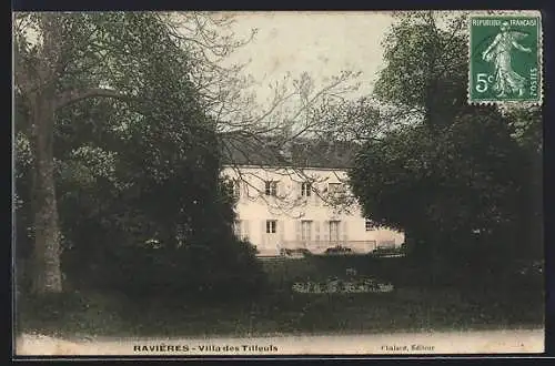 AK Ravières, Villa des Tilleuls