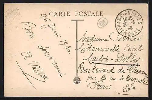 AK Champignelles /Yonne, Vue Générale