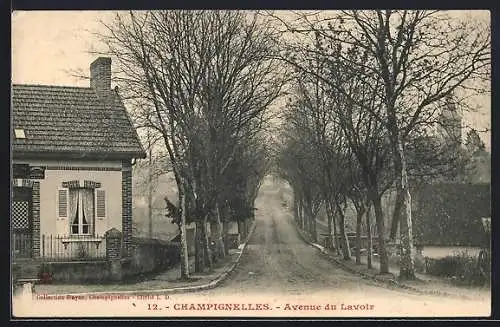 AK Champignelles, Avenue du Lavoir
