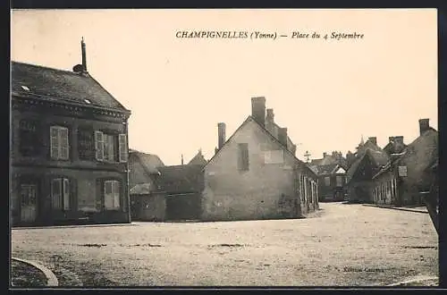 AK Champignelles /Yonne, Place du 4 Septembre