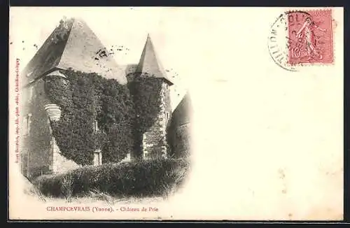 AK Champcevrais /Yonne, Château de Prie