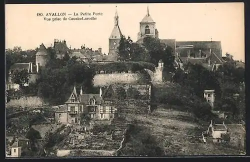 AK Avallon, La Petite Porte vue prise de Cousin-Laroche