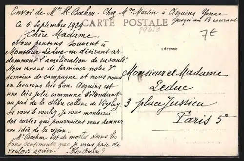 AK Asquins, Ancien rendez-vous de Chasse