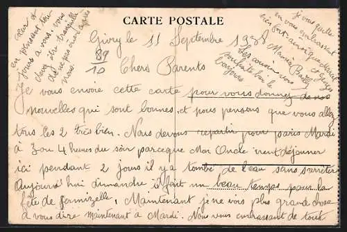 AK Asquins, Vue sur la Cure