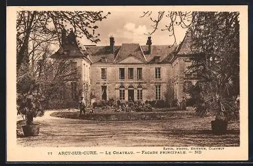 AK Arcy-sur-Cure, Le Château, Facade principale