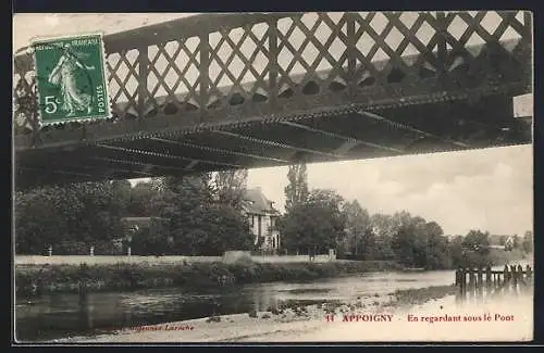 AK Appoigny, En regardant sous le Pont