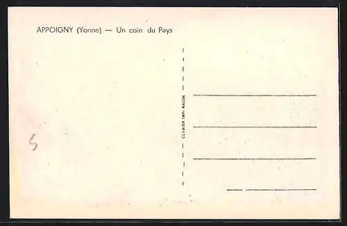 AK Appoigny /Yonne, Un coin du Pays