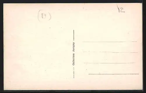 AK Aillant-sur-Tholon, La Rue Neuve, Entrée