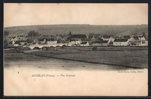 AK Accolay /Yonne, Vue Générale