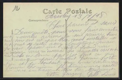 AK Accolay, Vue sur le moulin et le cours d`eau paisible