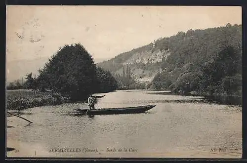 AK Sermizelles /Yonne, Bords de la Cure